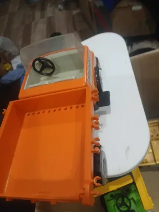 Camión de obras Playmobil naranja