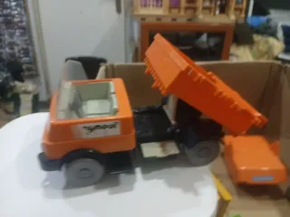 Camión de obras Playmobil naranja