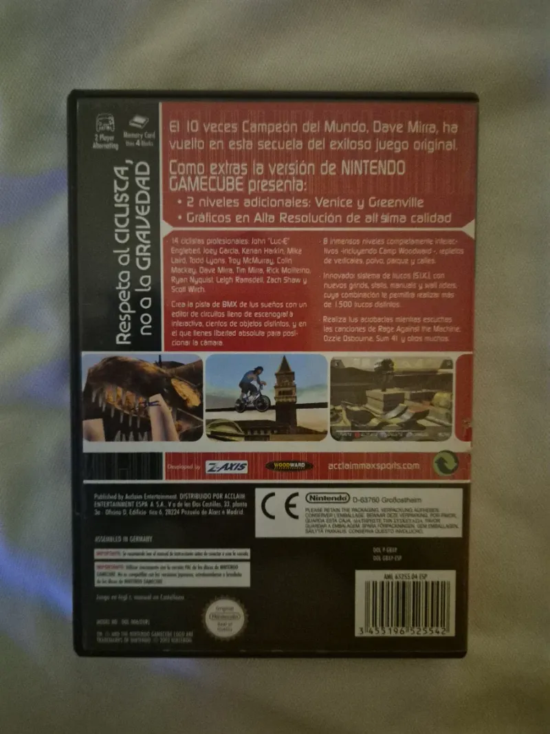 Dave Mirra 2 Freestyle BMX - GameCube afbeelding 2