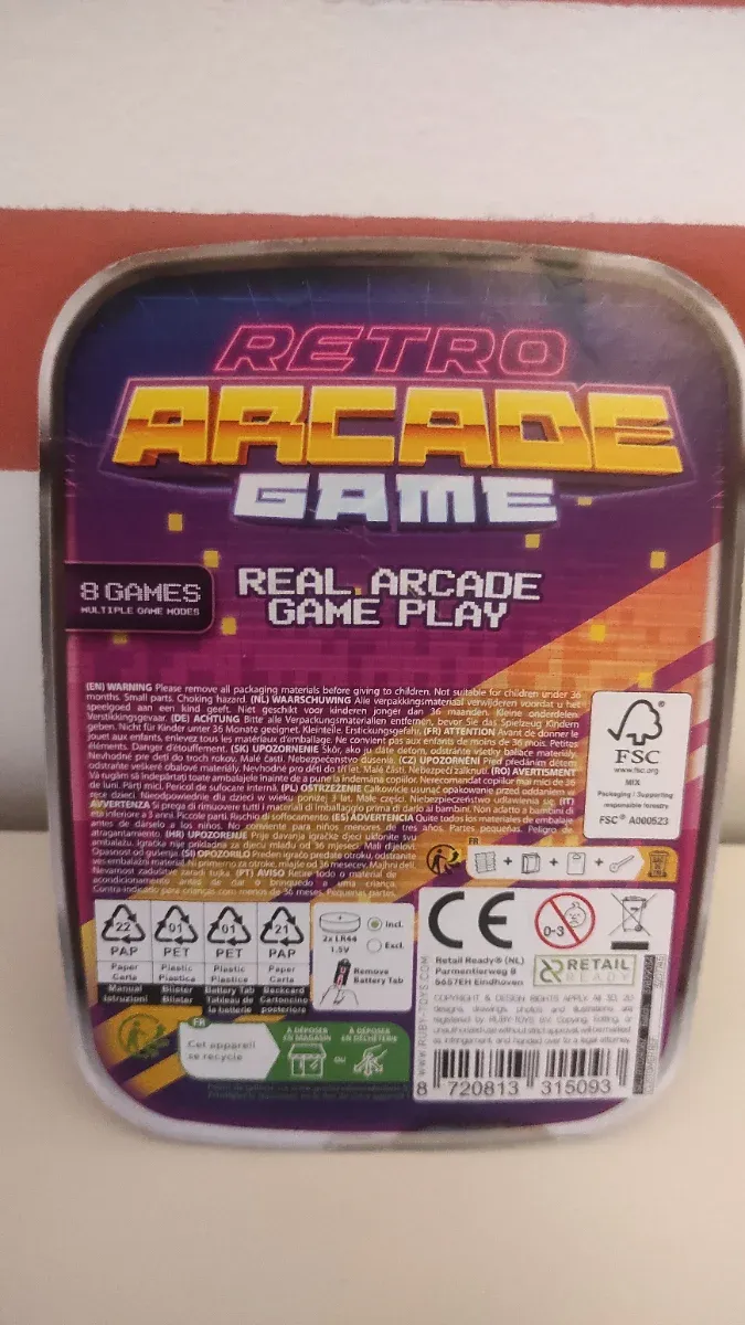 Consola retro de videojuegos Ruby Toys afbeelding 3