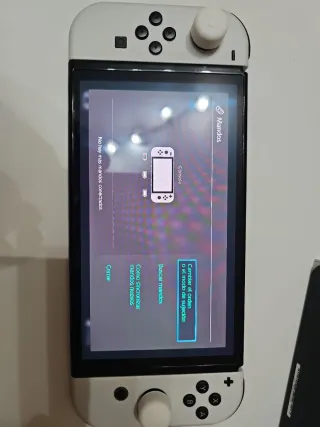 Nintendo Switch OLED Blanca + Mario+Rabbids 1 y 2