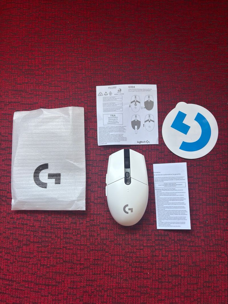 Ratón Inalámbrico Logitech G304 Blanco
