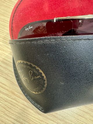 Ray-Ban Maschera Lenti Blu Sfumate Vintage