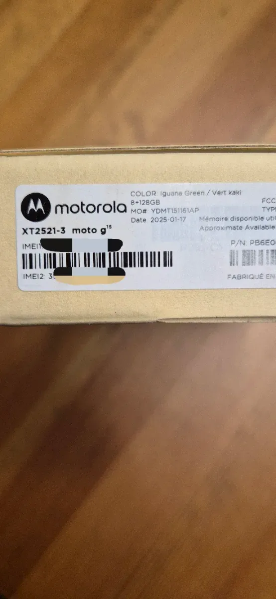 Motorola Moto G15 128GB Verde afbeelding 3