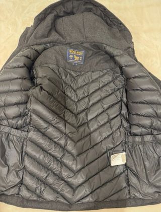 Abrigo Woolrich Hombre Gris Talla S