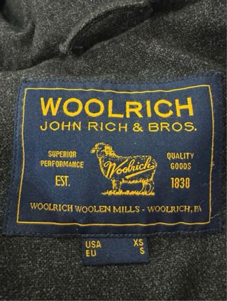 Abrigo Woolrich Hombre Gris Talla S