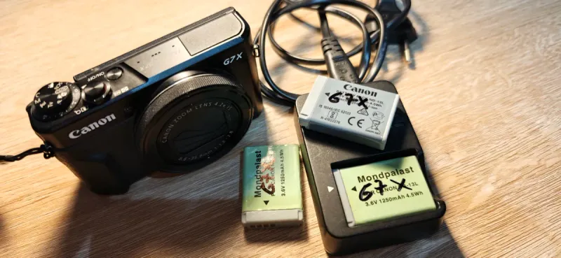 Cámara Canon G7X Mark II Negra afbeelding 6