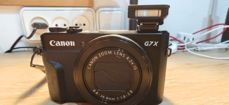 Cámara Canon G7X Mark II Negra afbeelding 8