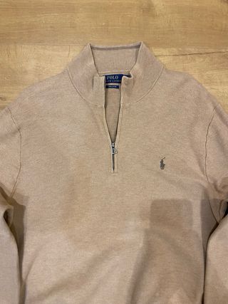 Polo Ralph Lauren Jersey Beige 1/4 Zip