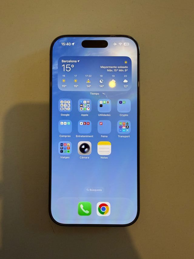 iPhone 16 Pro 256GB Titanio Natural