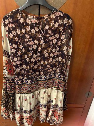 Vestido Zara Estampado Talla XXL