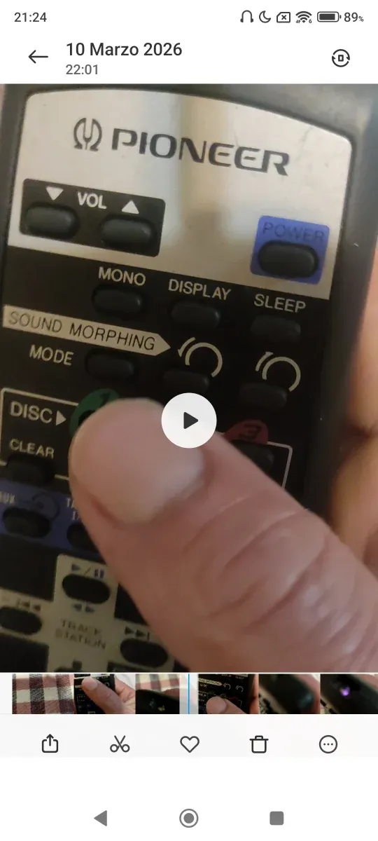 Mando a distancia Pioneer CU-XR042 afbeelding 5