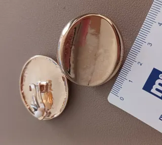 Pendientes Clip Vintage Dorados