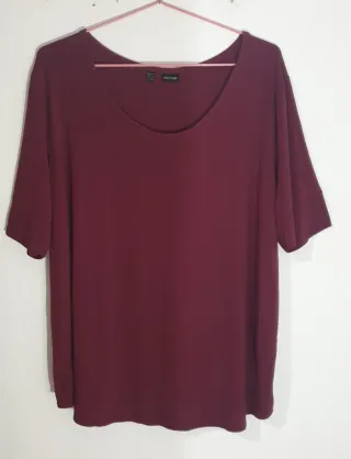 Camiseta BODYFLIRT morada talla XL