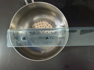 Scolapasta acciaio inox diametro 14 cm