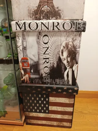 Set 4 Cajas de almacenaje (PUFFS).