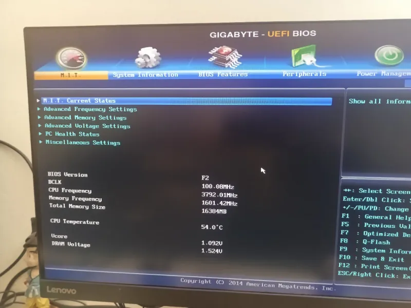Placa Base GIGABYTE GA-H81M-S2H + CPU i7 4790+ RAM afbeelding 4