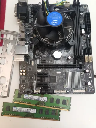 Placa Base GIGABYTE GA-H81M-S2H + CPU i7 4790+ RAM