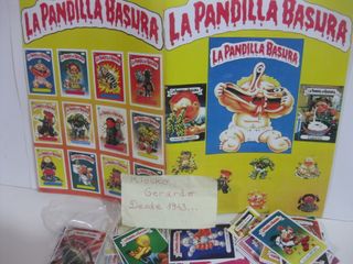 FACSIMIL ALBUM PANDILLA BASURA Y CROMOS A PEGAR