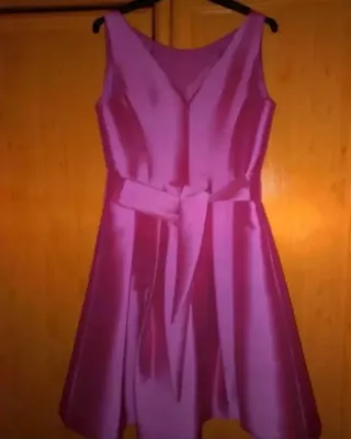 Vestido fucsia talla 40