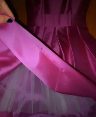 Vestido fucsia talla 40