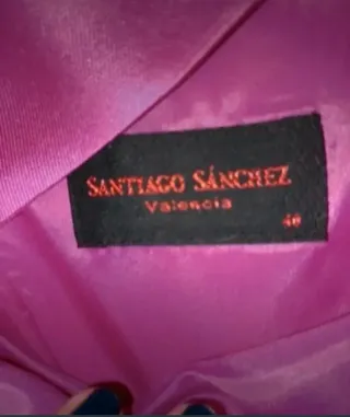 Vestido fucsia talla 40