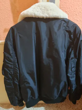 Chaqueta Bomber Alpha Industries Negra Hombre