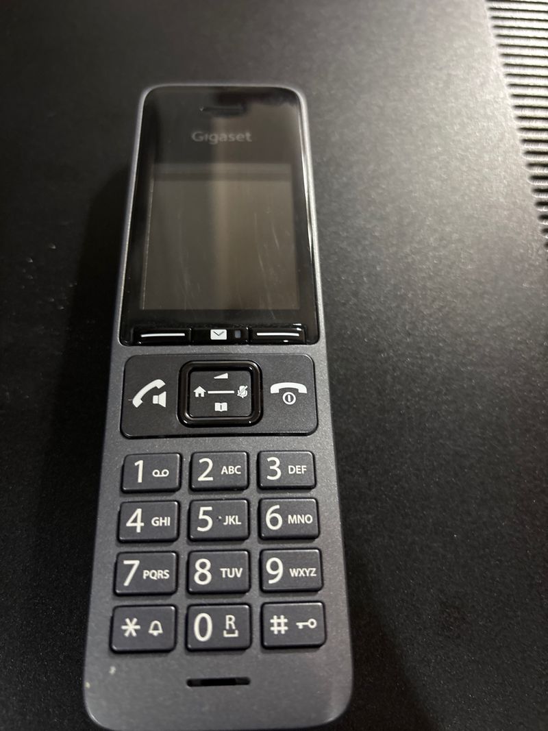Teléfono fijo Gigaset gris