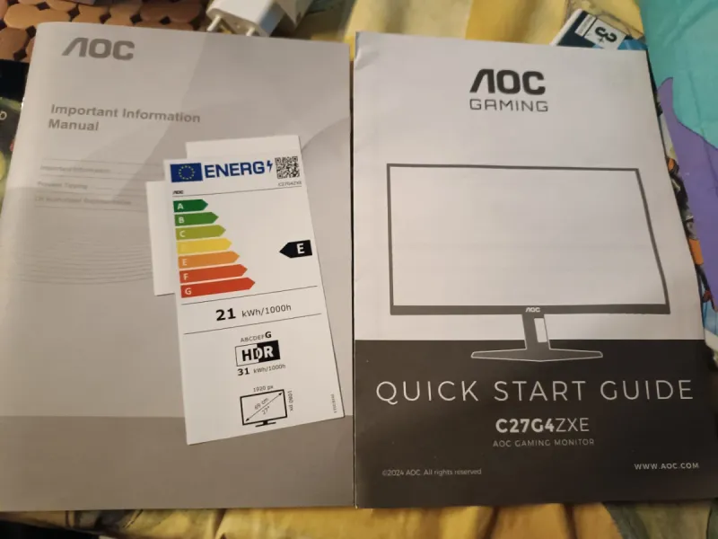 Monitor AOC Curvo afbeelding 3