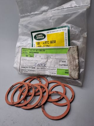 RTC6658 9 x Juntas bomba gasolina Land Rover
