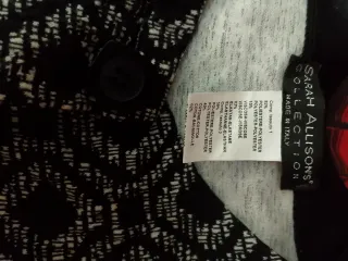 Cappotto donna rombi bianco/nero