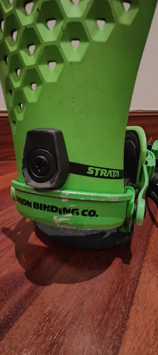 Fijaciones Snowboard Union Strata Verde