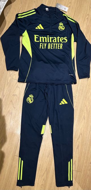 Chándal Adidas Niño Talla 16 Azul/Verde