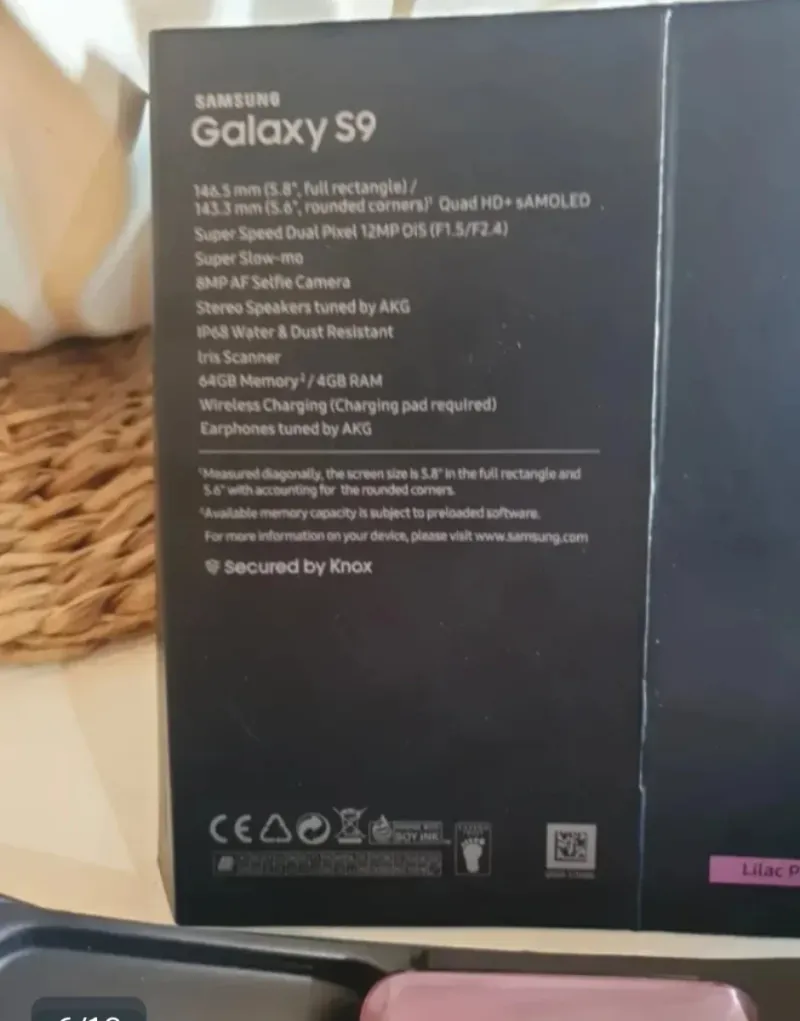 Samsung Galaxy S9 Nuevo + Accesorios afbeelding 3