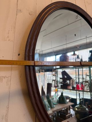 Espelho Oval Vintage Madeira