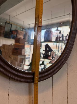 Espelho Oval Vintage Madeira