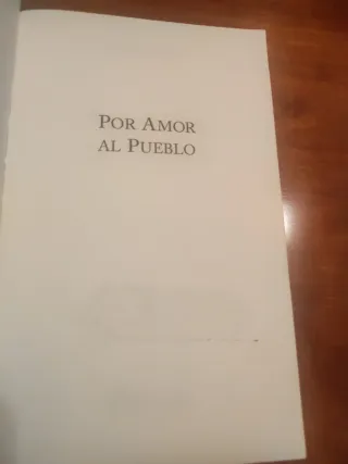POR AMOR AL PUEBLO