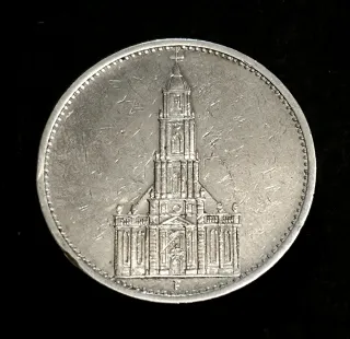 PLATA ALEMANIA III REICH 1934 5Mk