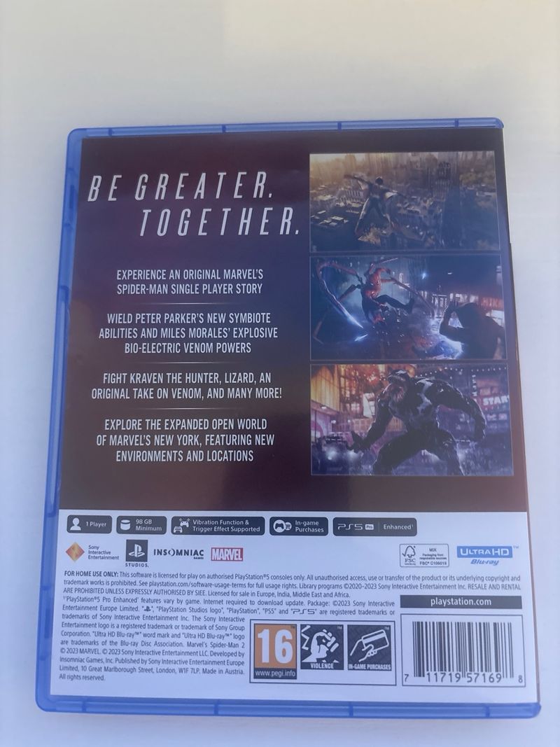 Marvel Spider-Man 2 PS5 afbeelding 2