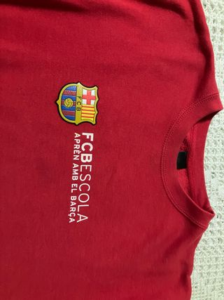 Sudadera FC Barcelona FCB Roja