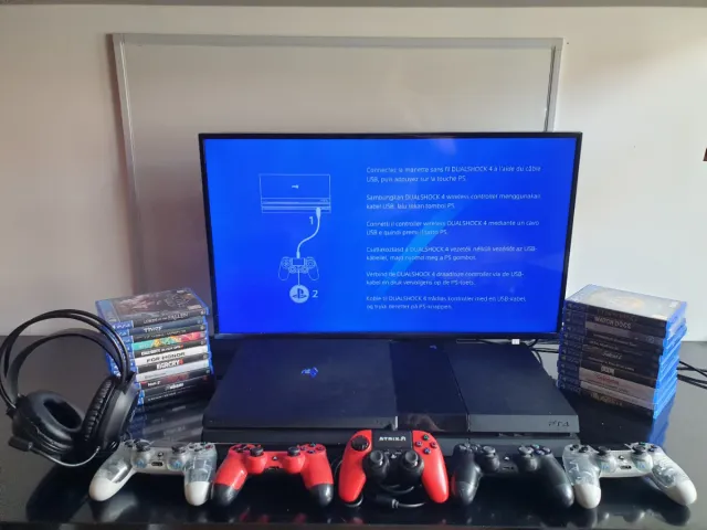 Maxi Lotto PS4 Pro + Fat: 23 Juegos y Accesorios