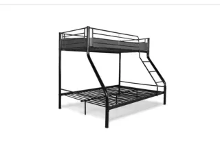 Cama litera negra metálica nueva en caja