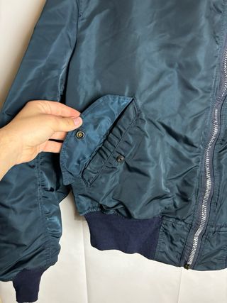 Chaqueta Bomber Alpha Industries Verde Naranja