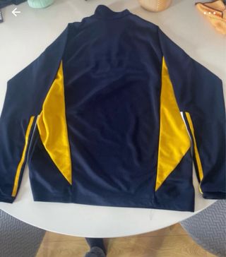 Chaqueta Real Madrid Adidas Azul y Amarillo