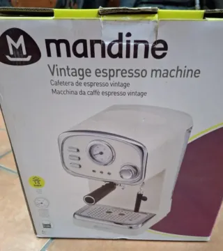 Cafetera Mandine Vintage 15 Bares Crema
