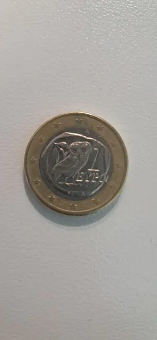 Moneta 1 Euro Gufo