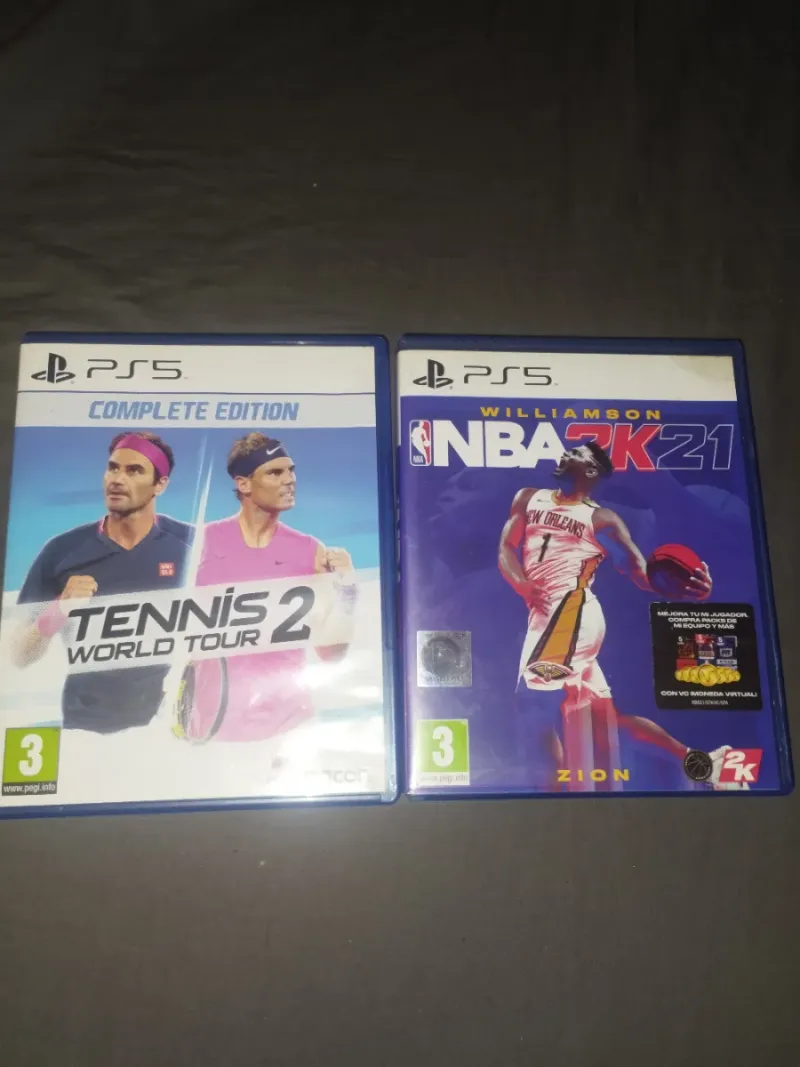 Lote PS5 NBA 2K21 y Tennis World Tour 2