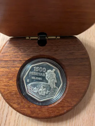 Moneda 1500 Pesetas Plata - Milenio (1999)