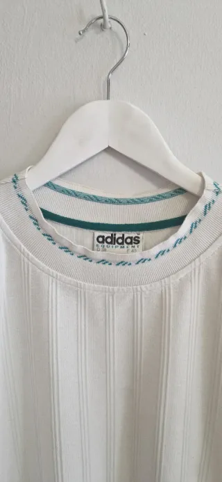 Camiseta Adidas Equipment Blanca Vintage 90s