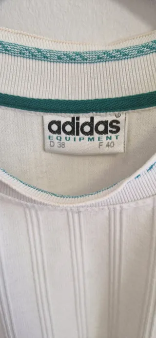 Camiseta Adidas Equipment Blanca Vintage 90s